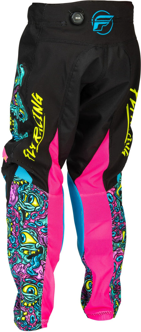 Dětské kalhoty Fly Racing Kinetic Mutant černá/ multi color