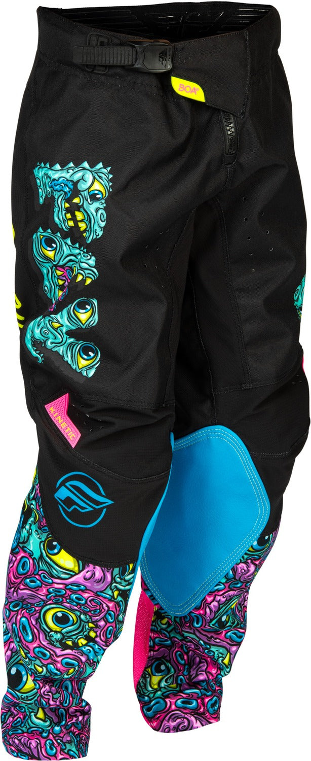 Dětské kalhoty Fly Racing Kinetic Mutant černá/ multi color