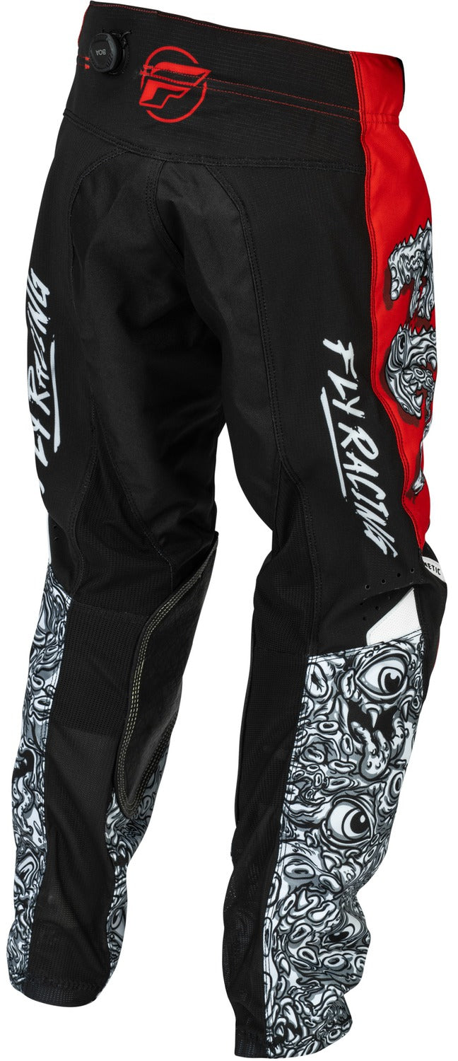 Dětské kalhoty Fly Racing Kinetic Mutant červená/bílá/černá