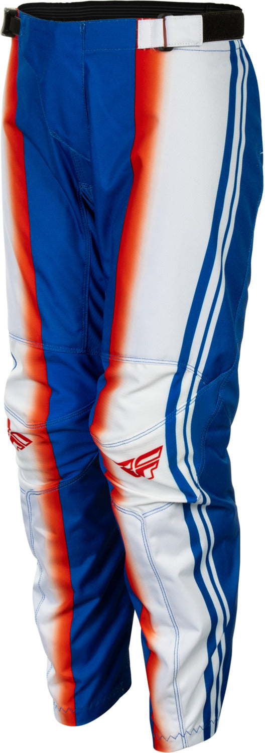 Dětské kalhoty Fly Racing F-16 Raze červená/bílá/modrá