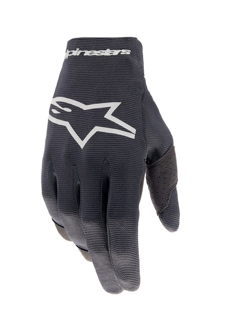 Dětské rukavice Alpinestars Radar černá/stříbrná