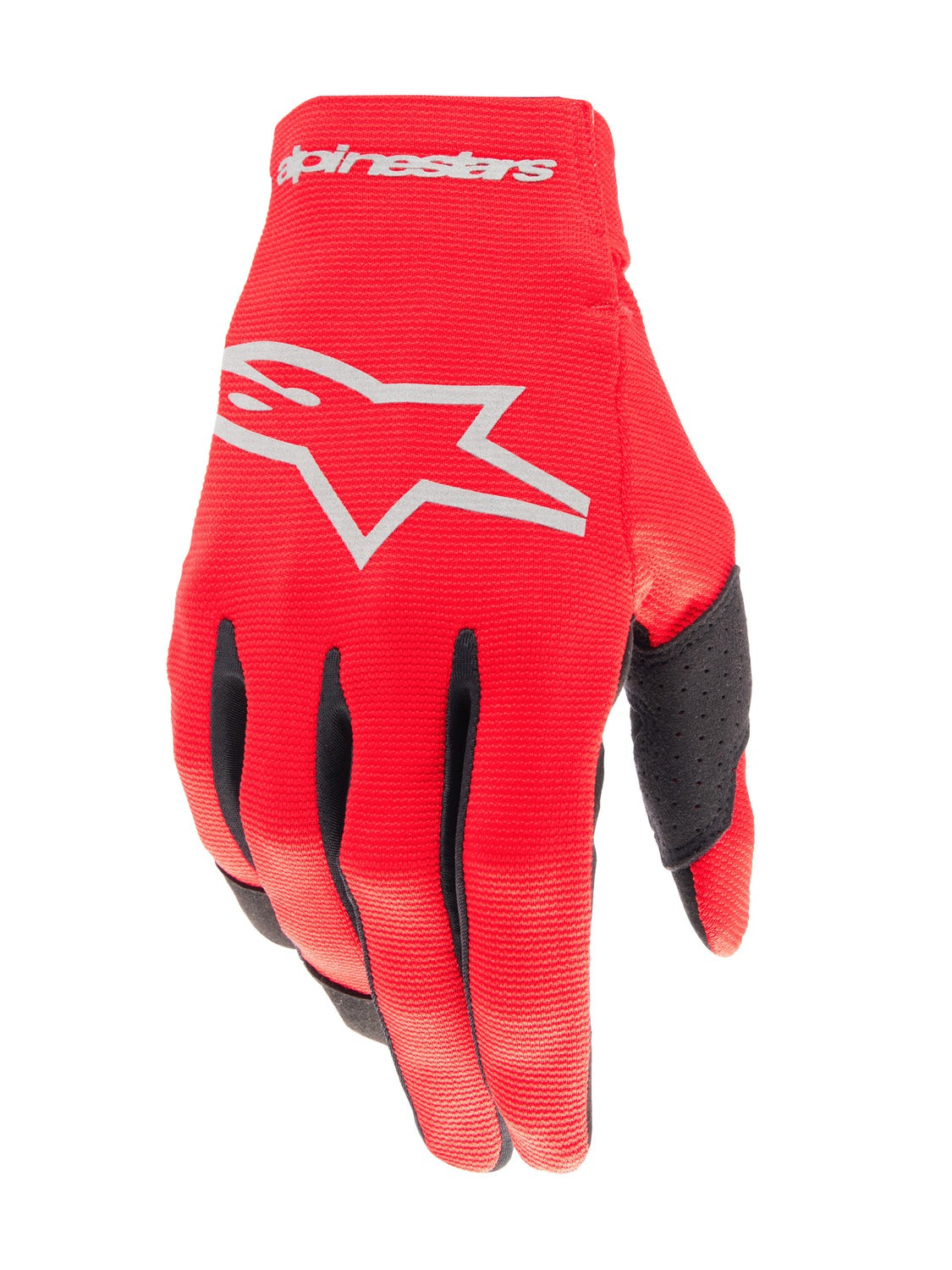 Dětské rukavice Alpinestars Radar červená/stříbrná