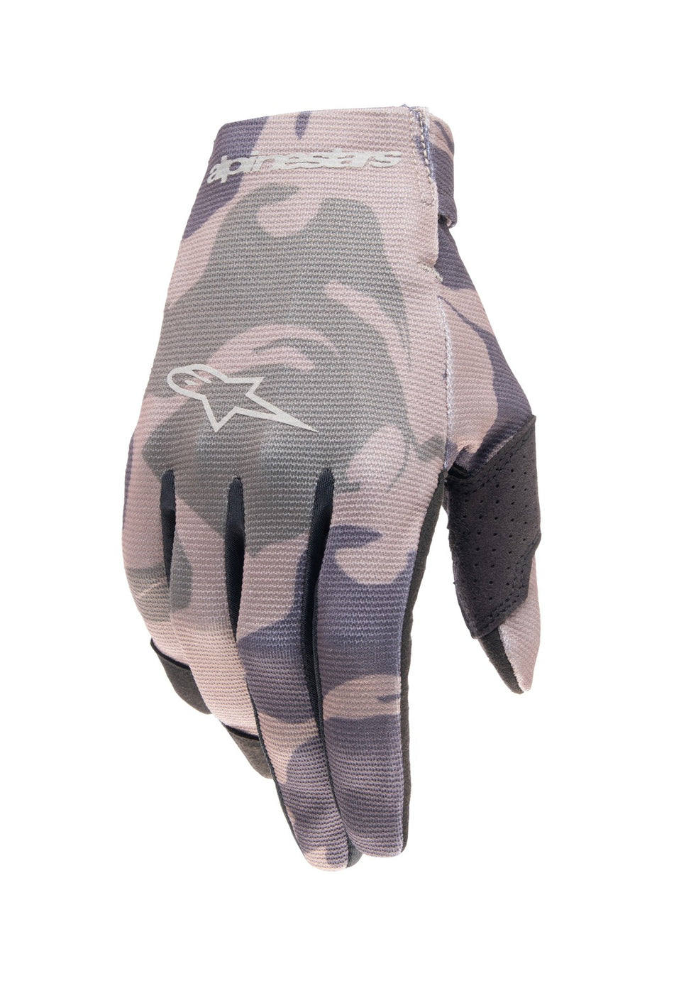 Dětské rukavice Alpinestars Radar zelená camo/hnědá