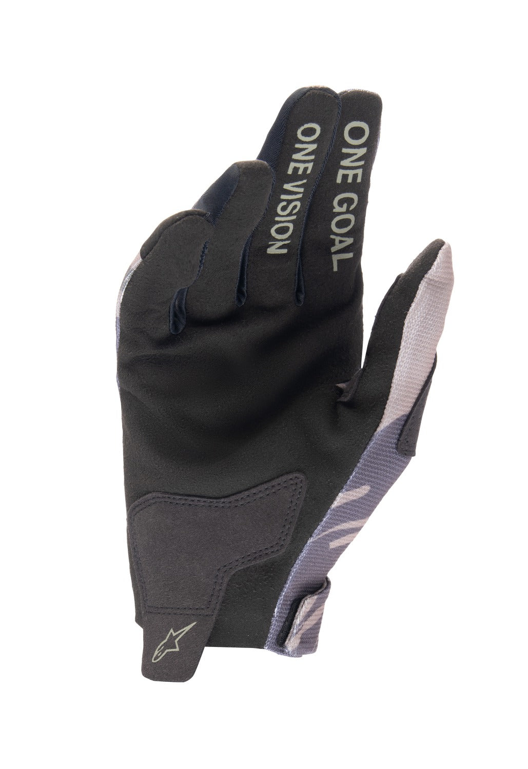 Dětské rukavice Alpinestars Radar zelená camo/hnědá