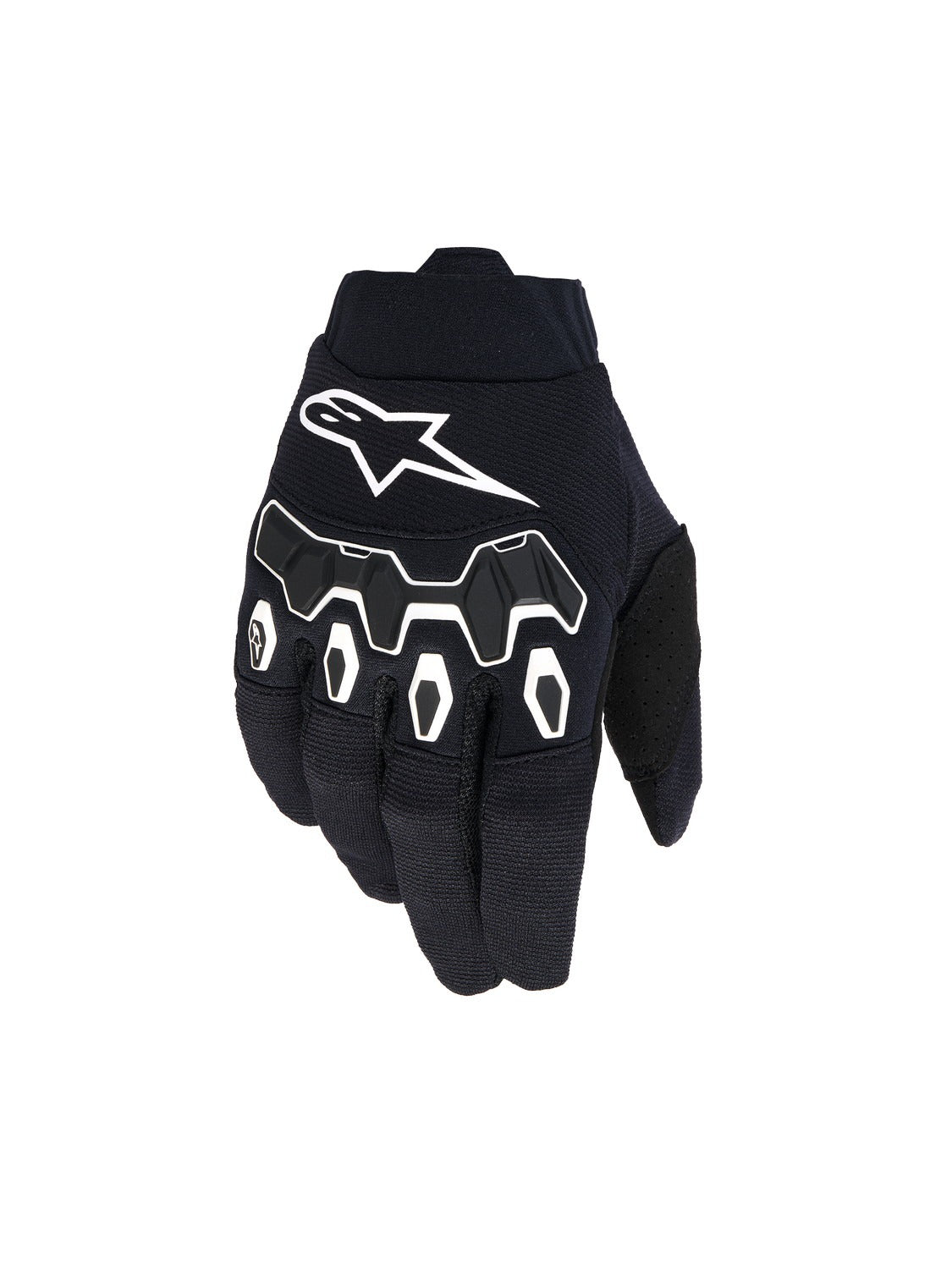 Dětské rukavice Alpinestars Full Bore V2 Youth/kids černá/bílá