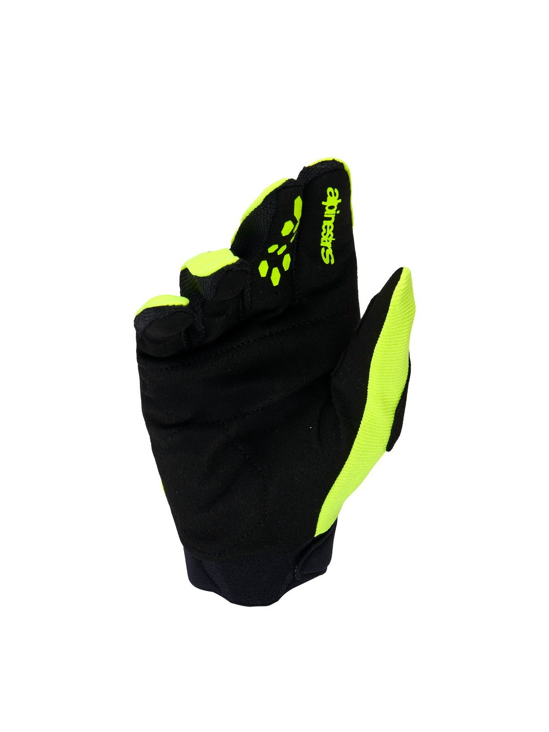Dětské rukavice Alpinestars Full Bore V2 Youth/kids žlutá fluo/černá