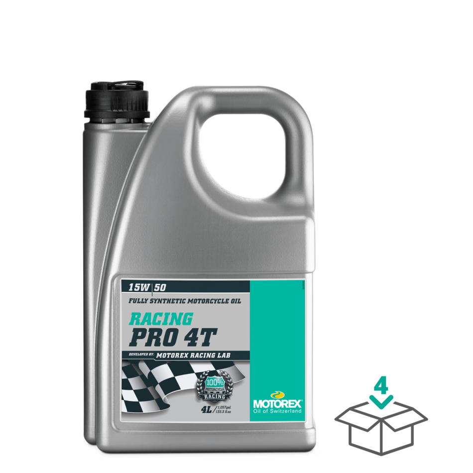 Motorex RACING PRO 4T 15W/50 4L — Motorex
