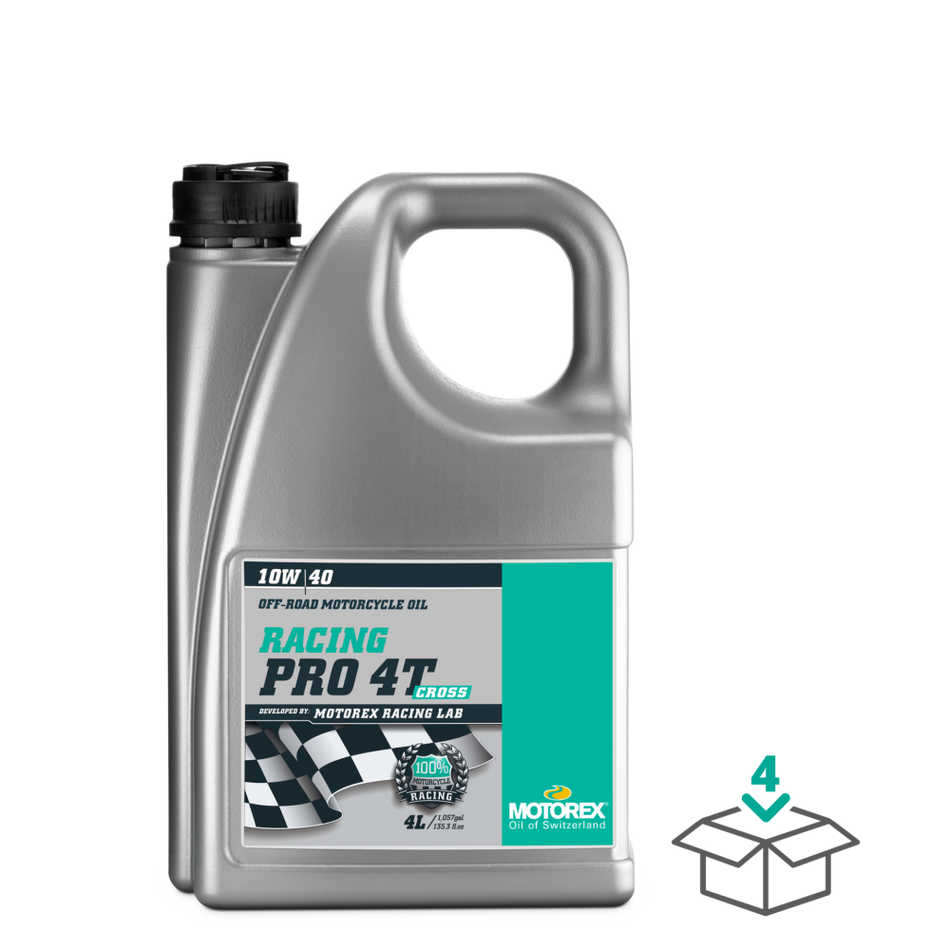 Motorex RACING PRO 4T 10W/40 CROSS 4L — Motorex