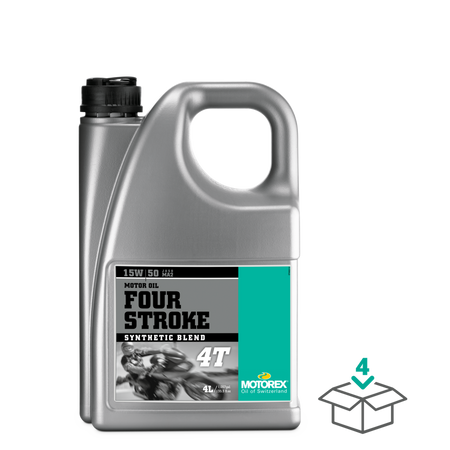 Motorex FOUR STROKE 4T 15W/50 4L — Motorex