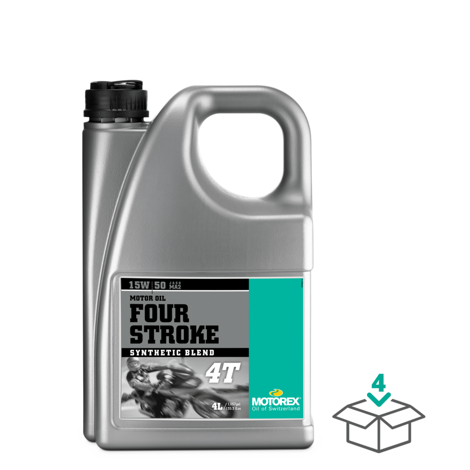 Motorex FOUR STROKE 4T 15W/50 4L — Motorex