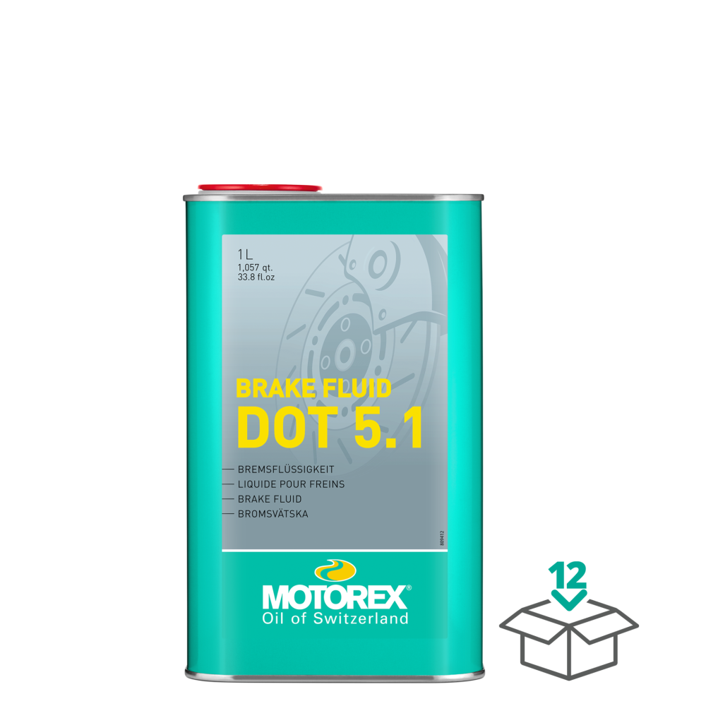Motorex Brzdová kapalina MOTOREX BRAKE FLUID DOT 5.1 1L — Motorex