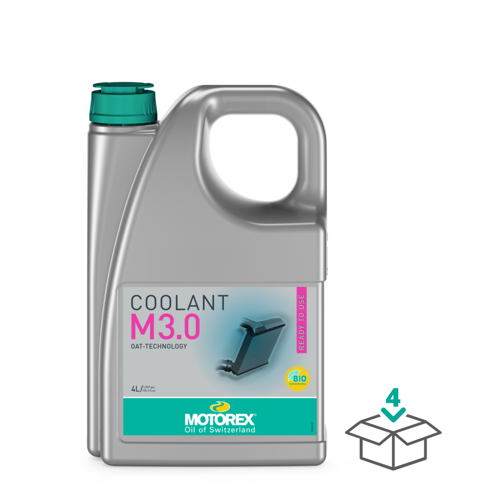 Motorex COOLANT M3.0 READY TO USE 4L — Motorex