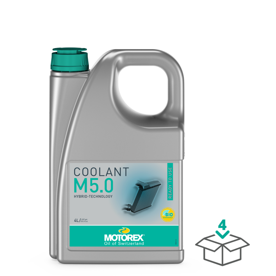 Motorex COOLANT M5.0 READY TO USE 4L — Motorex