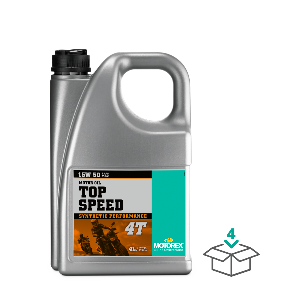 Motorex TOP SPEED 4T 15W/50 4L — Motorex