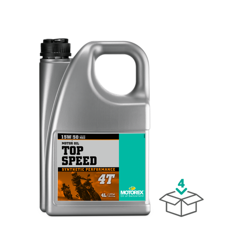 Motorex TOP SPEED 4T 15W/50 4L — Motorex