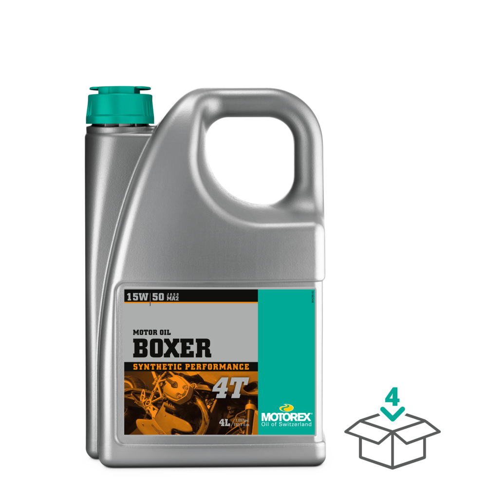 Motorex BOXER 4T 15W/50 4L — Motorex