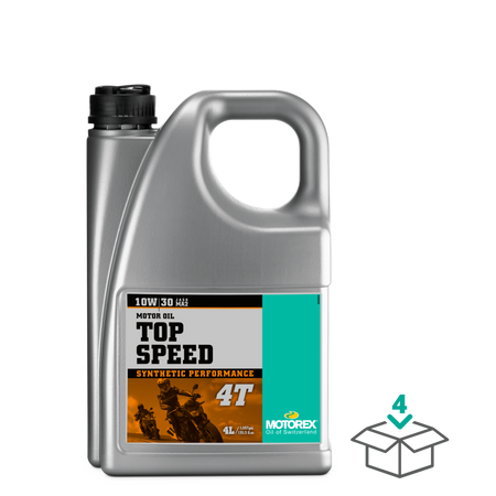 Motorex TOP SPEED 4T 10W/30 4L — Motorex