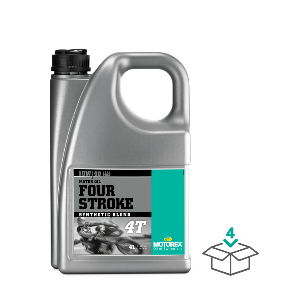 Motorex Motorový olej MOTOREX FOUR STROKE 4T 10W40 4L — Motorex