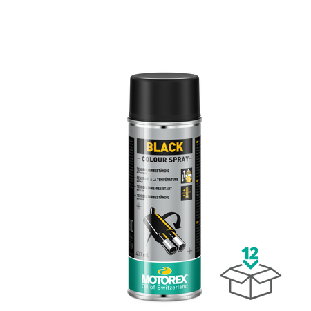 Motorex BLACK COLOR SPRAY 500ml — Motorex