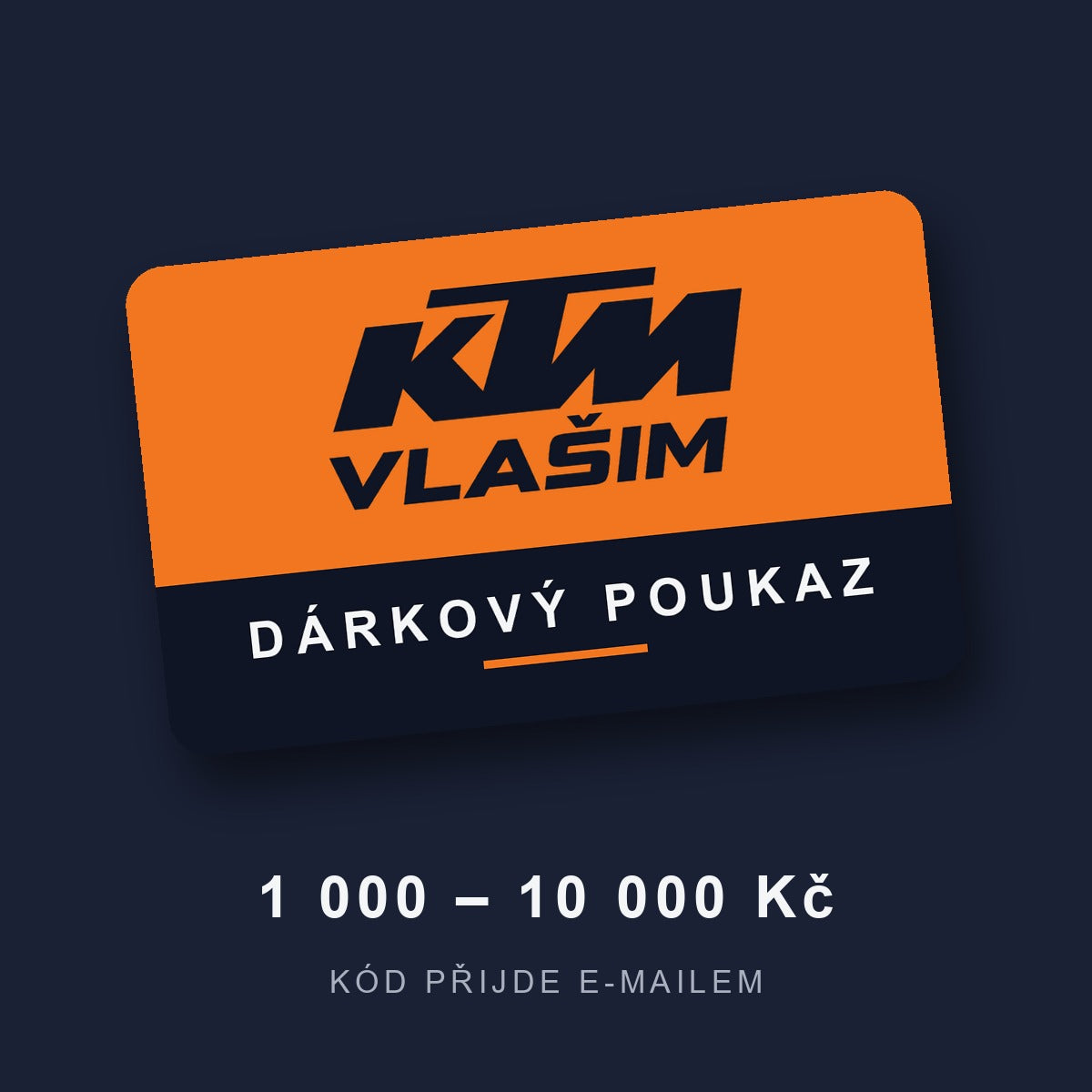 Dárkový poukaz KTM Vlašim