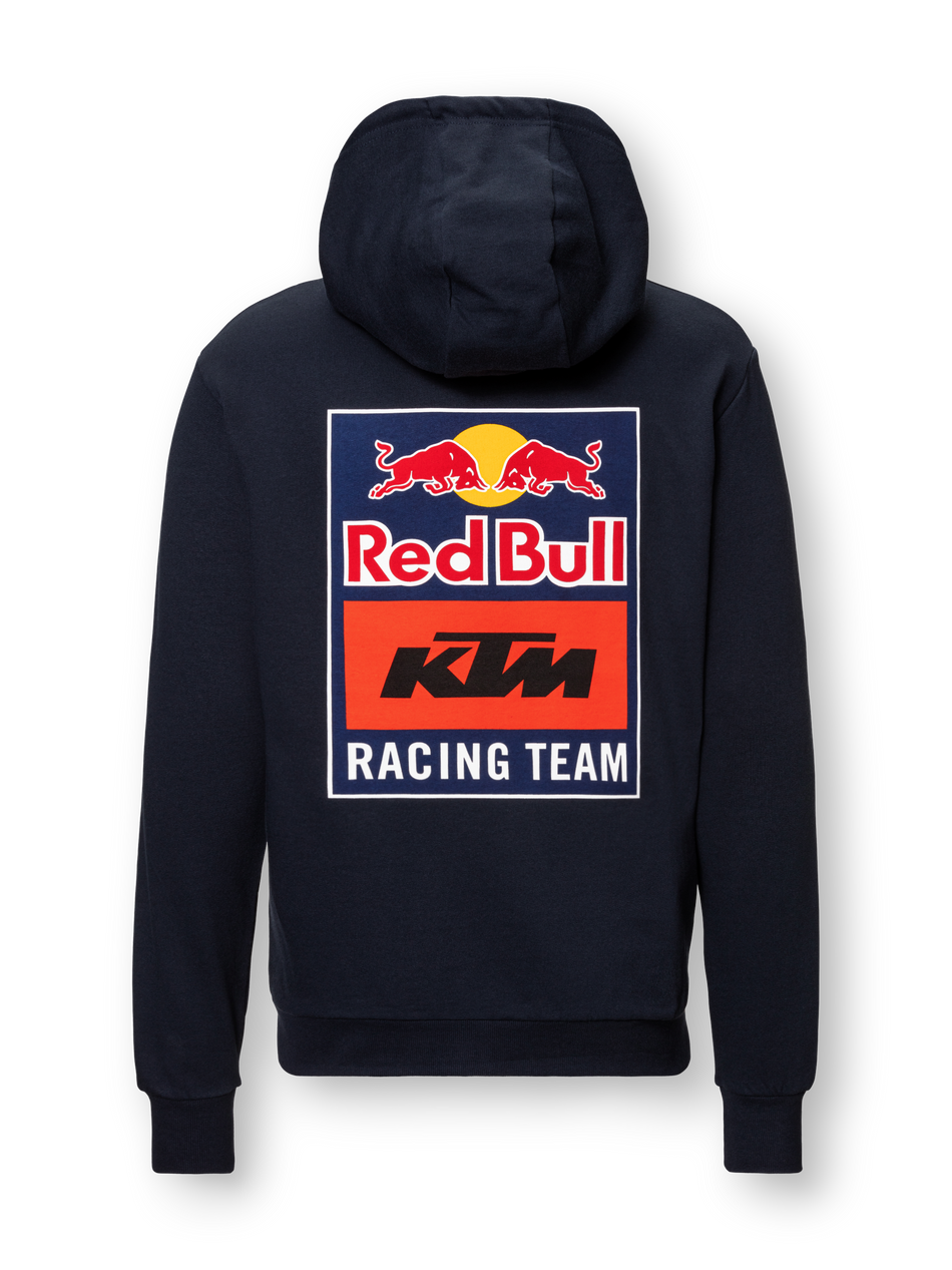 KTM Red Bull Racing volnočasová mikina s kapucí tmavě modrá