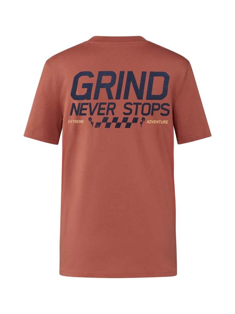 Tričko KTM Red Bull Racing GRIND tmavě hnědé
