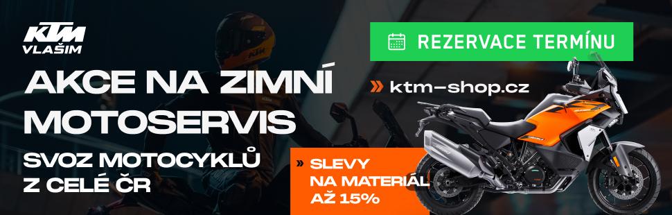 Akce - zimní motoservis KTM Vlašim