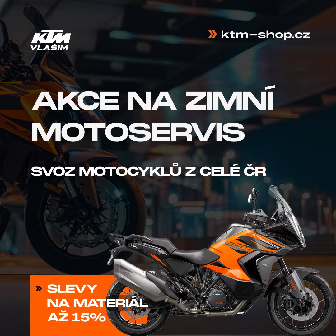 Akce na zimní servis KTM Akce na zimní servis KTM