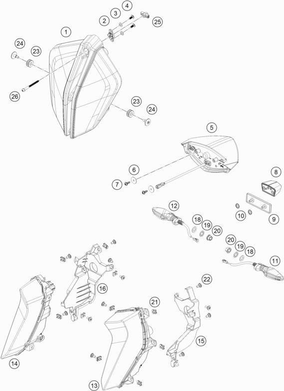 Náhled schématu LIGHTING SYSTEM