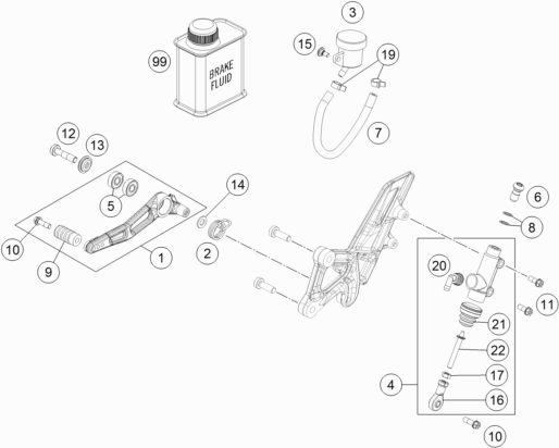 Náhled schématu REAR BRAKE CONTROL