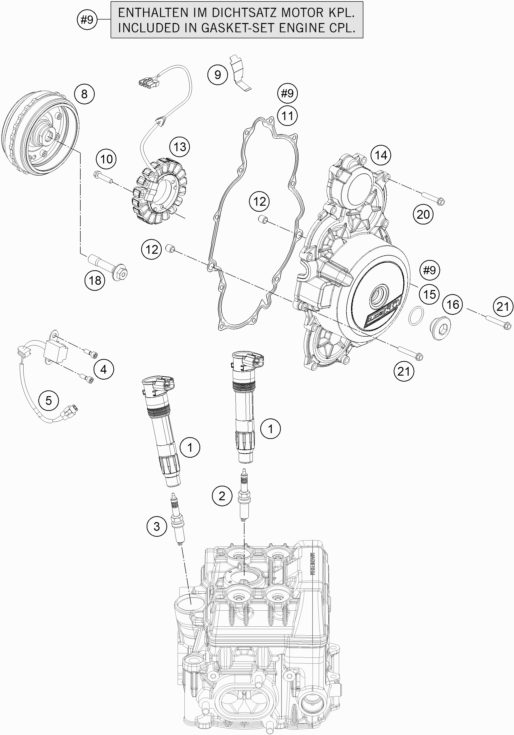 Náhled schématu IGNITION SYSTEM