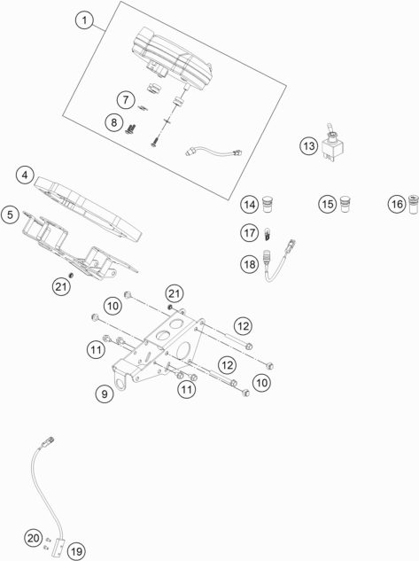 Náhled schématu INSTRUMENTS / LOCK SYSTEM