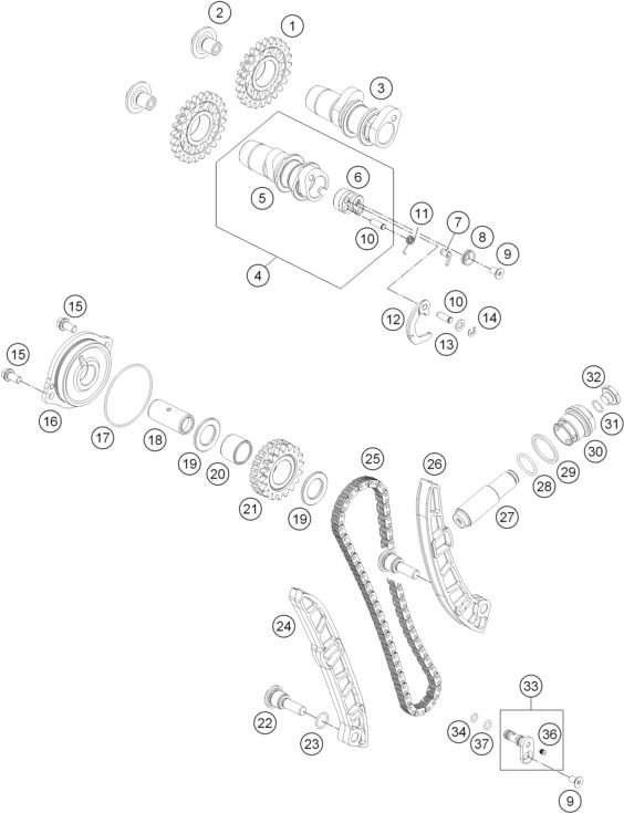Náhled schématu TIMING DRIVE