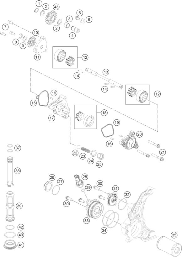 Náhled schématu LUBRICATING SYSTEM