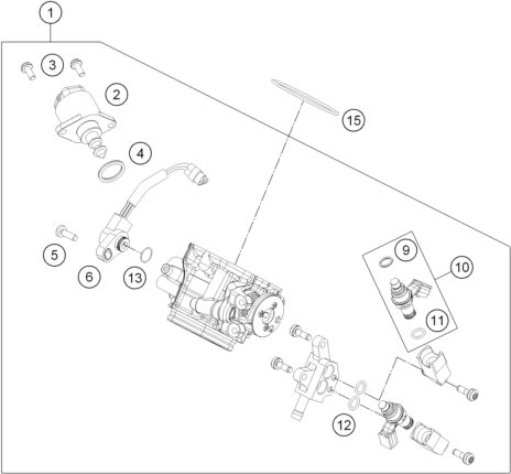 Náhled schématu THROTTLE BODY