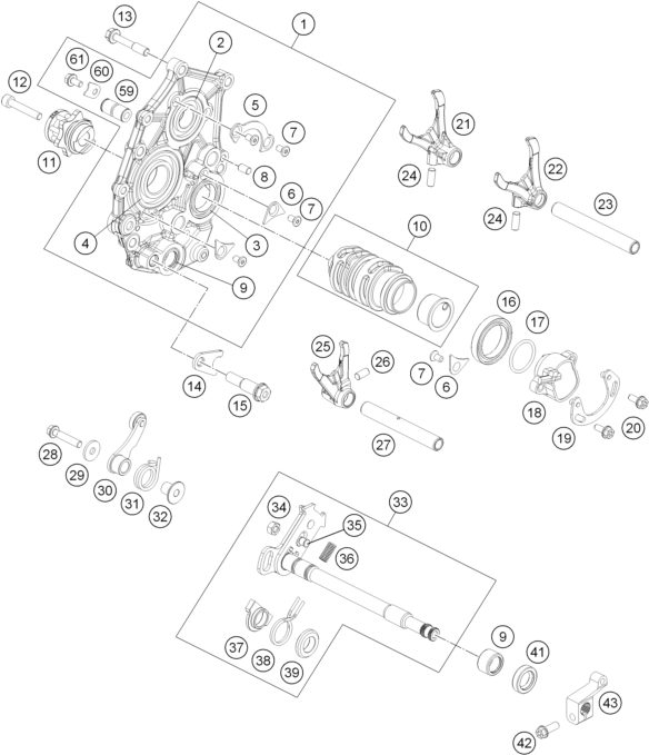 Náhled schématu SHIFTING MECHANISM