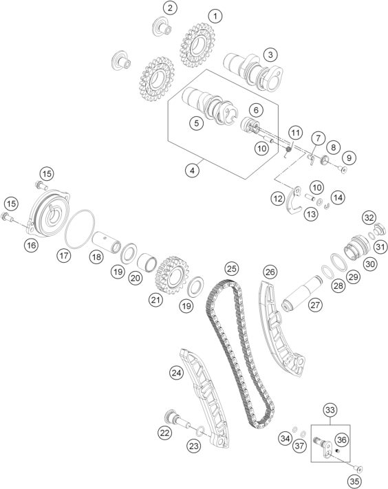 Náhled schématu TIMING DRIVE
