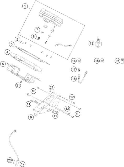 Náhled schématu INSTRUMENTS / LOCK SYSTEM