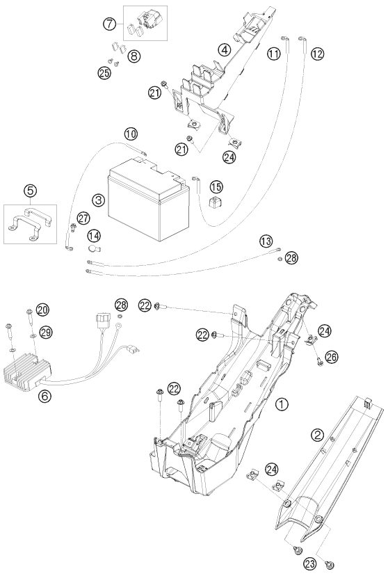 Náhled schématu BATTERY