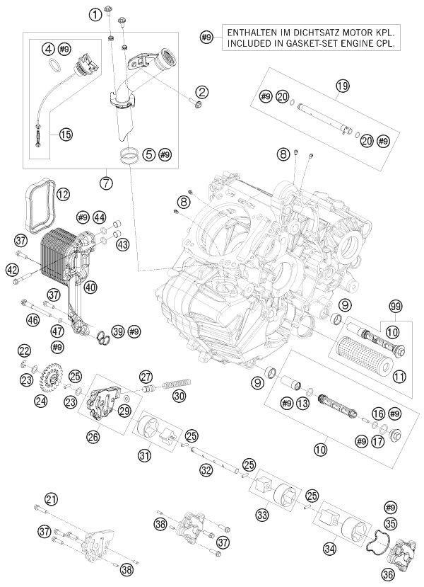 Náhled schématu LUBRICATING SYSTEM