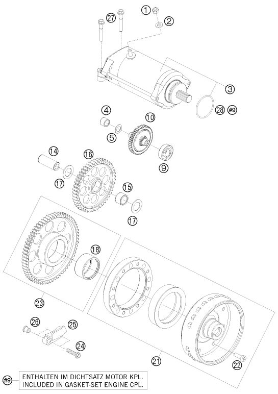 Náhled schématu ELECTRIC STARTER