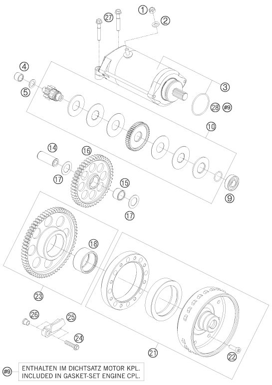 Náhled schématu ELECTRIC STARTER