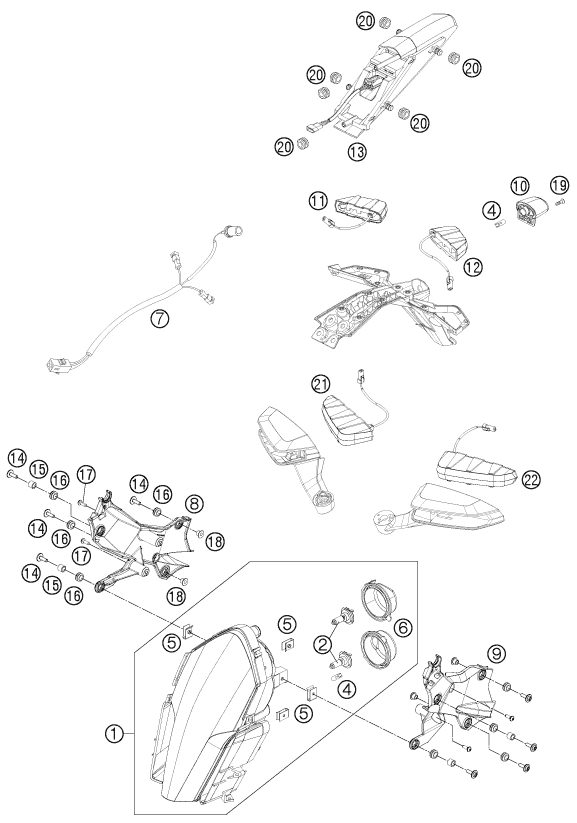 Náhled schématu LIGHTING SYSTEM