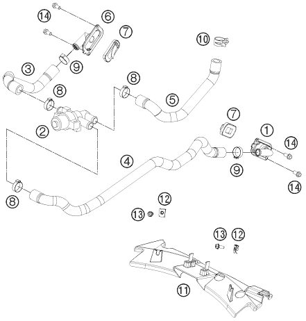 Náhled schématu SECONDARY AIR SYSTEM SAS