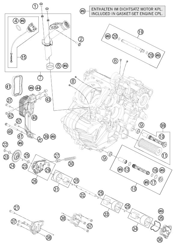 Náhled schématu LUBRICATING SYSTEM