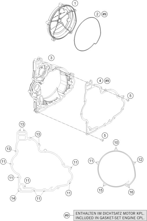 Náhled schématu CLUTCH COVER