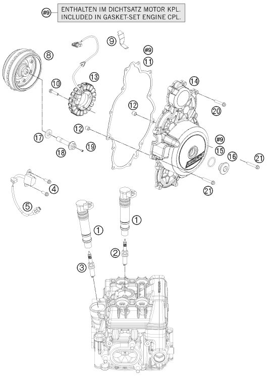 Náhled schématu IGNITION SYSTEM