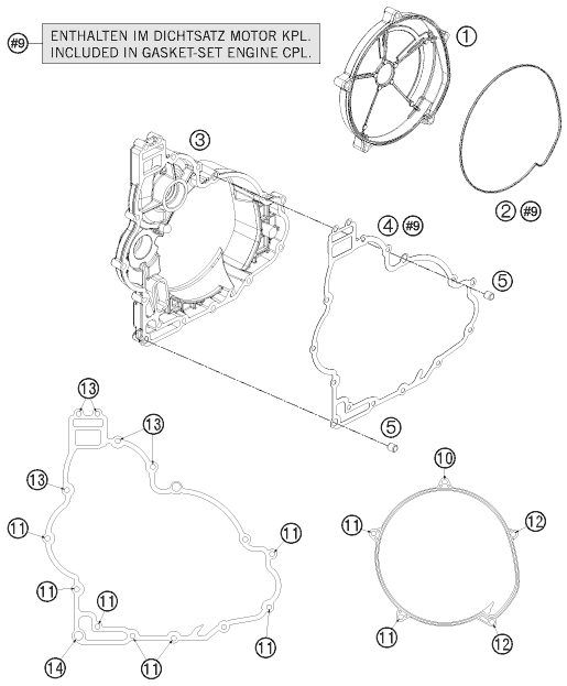 Náhled schématu CLUTCH COVER