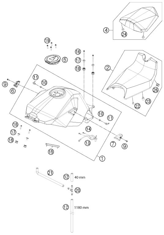 Náhled schématu TANK, SEAT