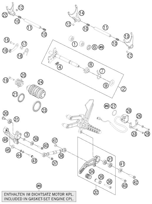 Náhled schématu SHIFTING MECHANISM